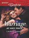 Cover image for Marriage at Any Price